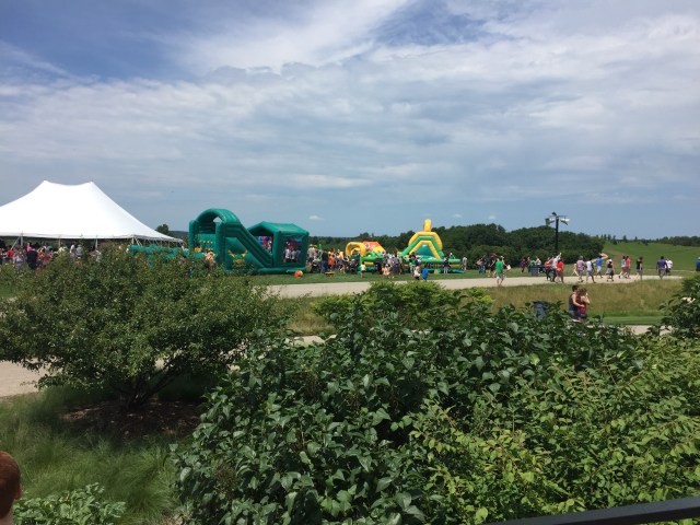 Fun activities for the kiddos! (Adult activities were on the other side of the building.)